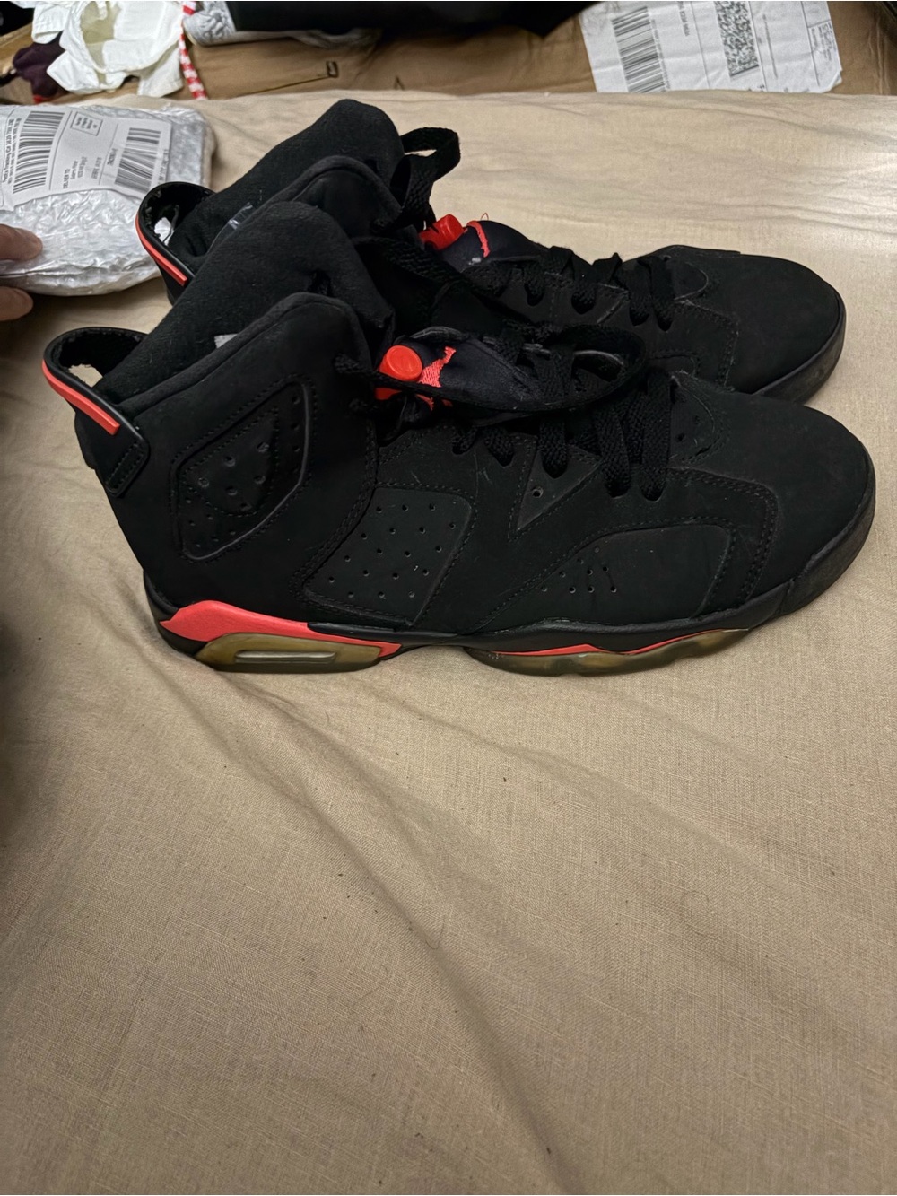 Nike air jordan infrared 6s  size 7y